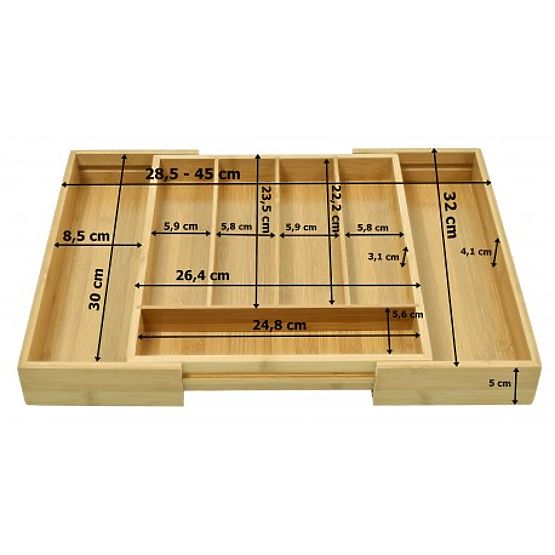 Besteck-Organizer Bambuseinsatz Juan