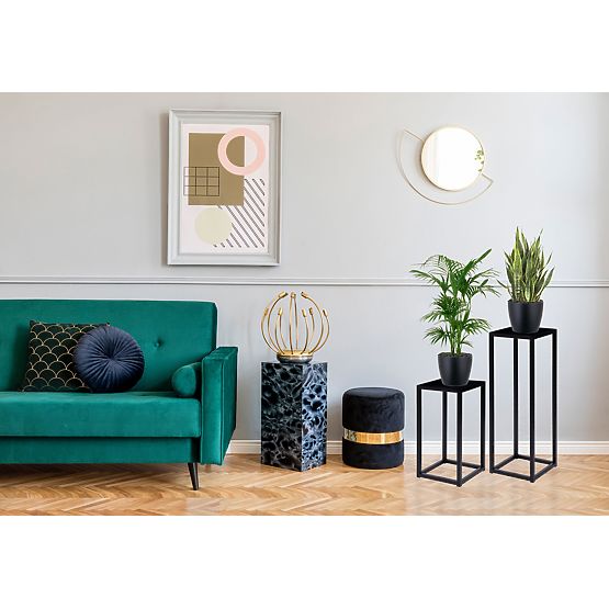 Blumenständer Piatto Loft 40 cm schwarz