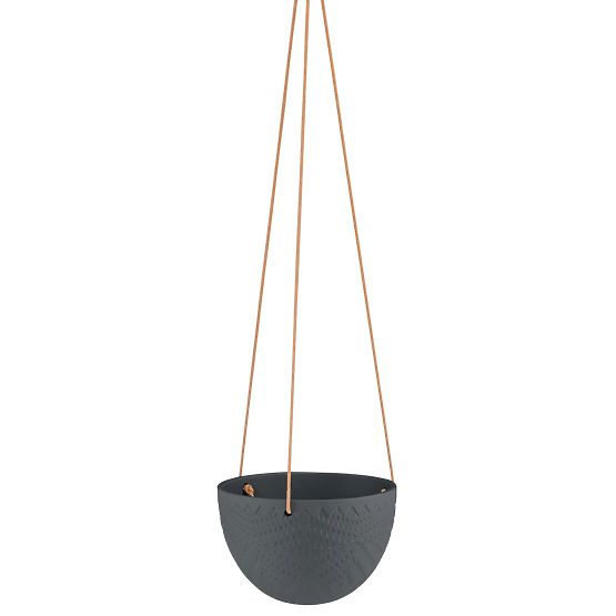 Blumentopf LOKAI schwarz Boho-Stil für Innenräume ameliahome