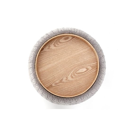 BONO Pouf Hellgrau (1p=1 Stk)