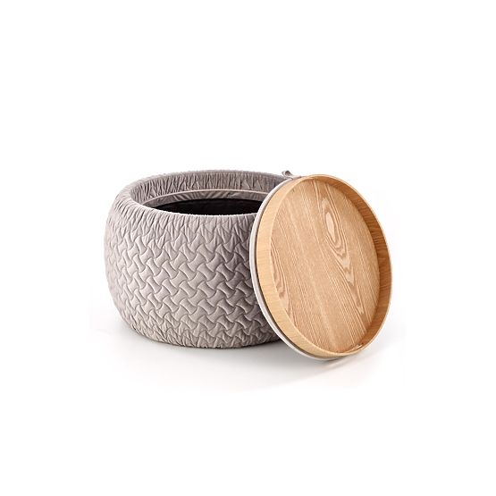 BONO Pouf Hellgrau (1p=1 Stk)