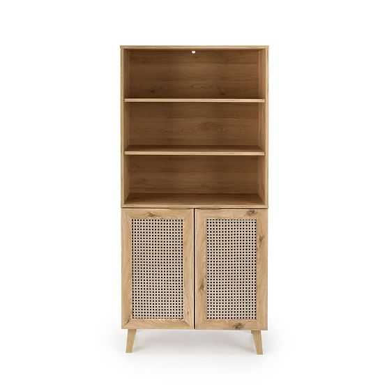 BORNEO REG-1 Regal Eiche Artisan/Schwarz (2p=1 Stk)