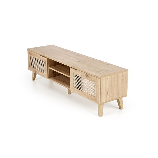 BORNEO RTV-1 TV-Schrank Eiche Artisan/Schwarz (1p=1Stk)