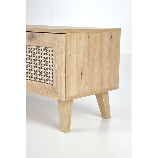 BORNEO RTV-1 TV-Schrank Eiche Artisan/Schwarz (1p=1Stk)