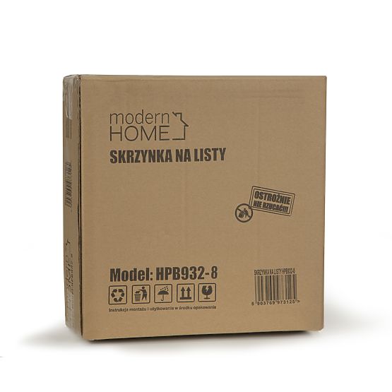 Briefkasten Briefe Zeitungen verzinkter Stahl ModernHome