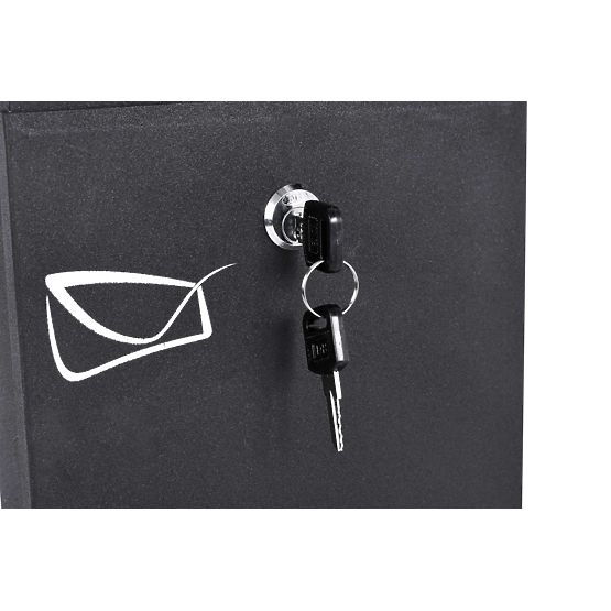 Briefkasten für Briefe Odvin schwarz