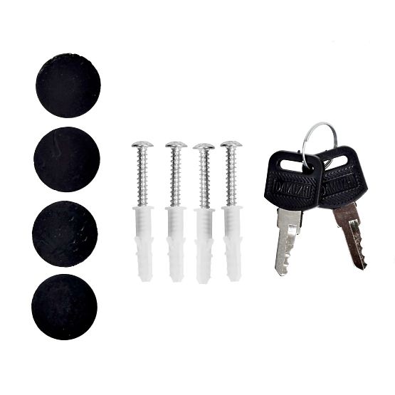 Briefkasten für Briefe Vidar schwarz mit Beschriftungen