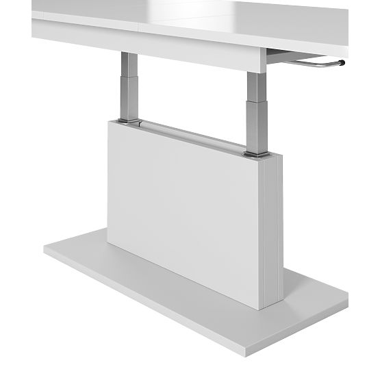 BUSETTI Couchtisch Platte: weiß matt, Beine: weiß matt (2p=1 Stück)