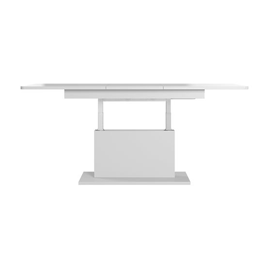 BUSETTI Couchtisch Platte: weiß matt, Beine: weiß matt (2p=1 Stück)