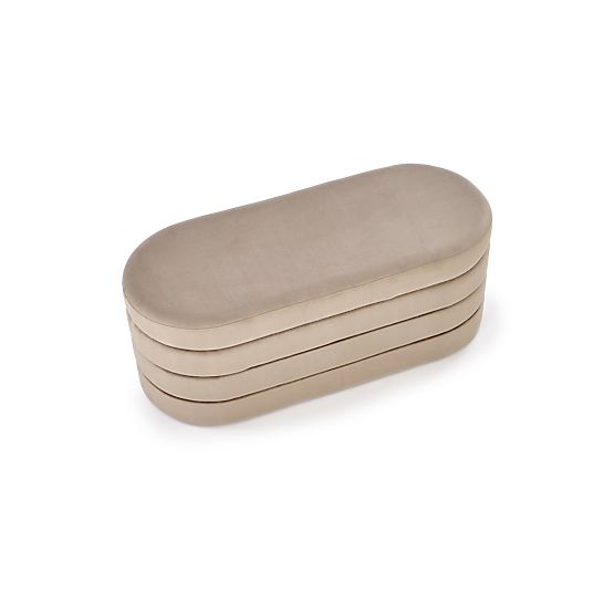 CALPI Bank mit Stauraum, beige (1p=1Stk)