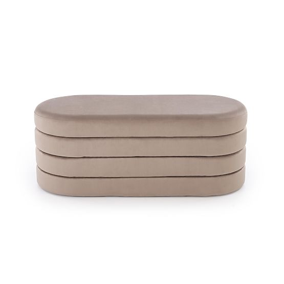 CALPI Bank mit Stauraum, beige (1p=1Stk)
