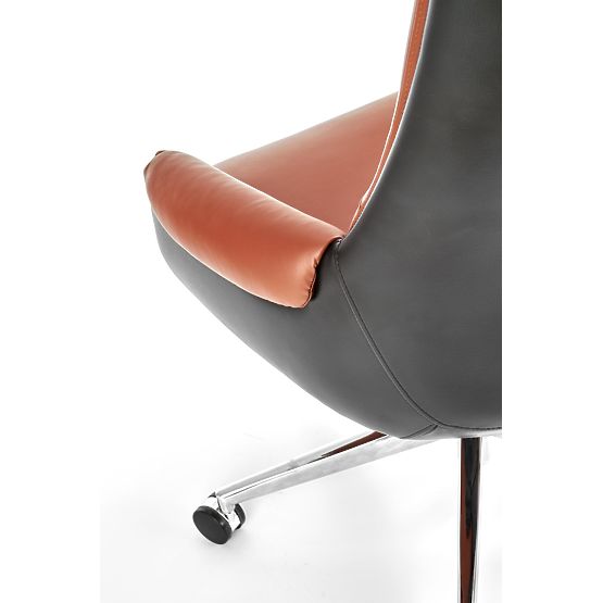 CALVANO Bürostuhl dunkelbraun / hellbraun