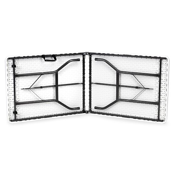 Catering-Set Banketttisch 180 cm 2 Bänke weiß ModernHome