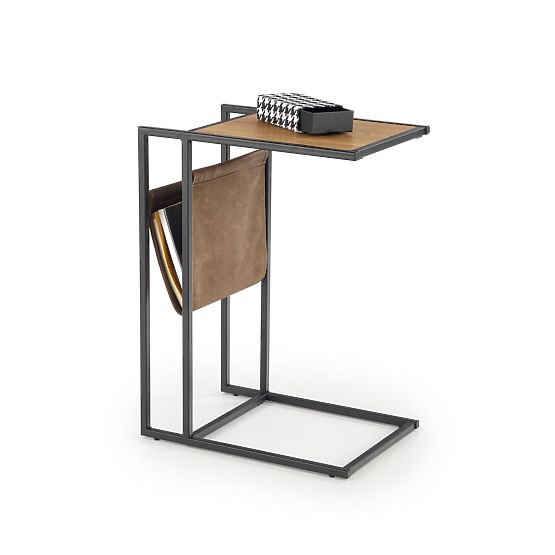 COMPACT Konferenztisch Eiche Gold/Schwarz (1p=1Stk)