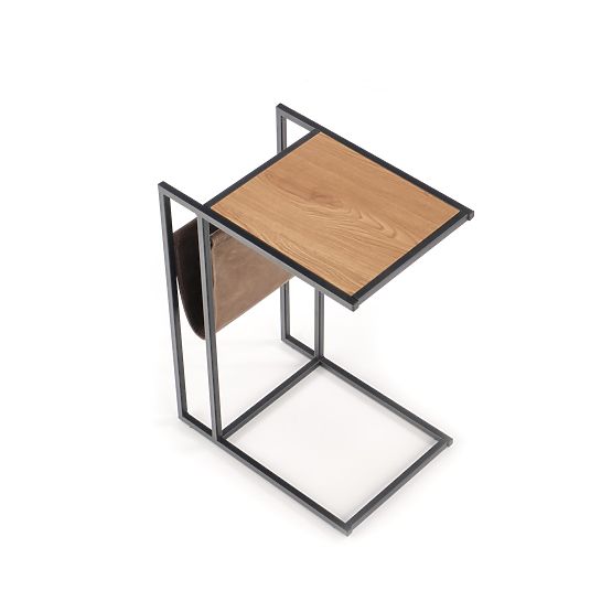 COMPACT Konferenztisch Eiche Gold/Schwarz (1p=1Stk)