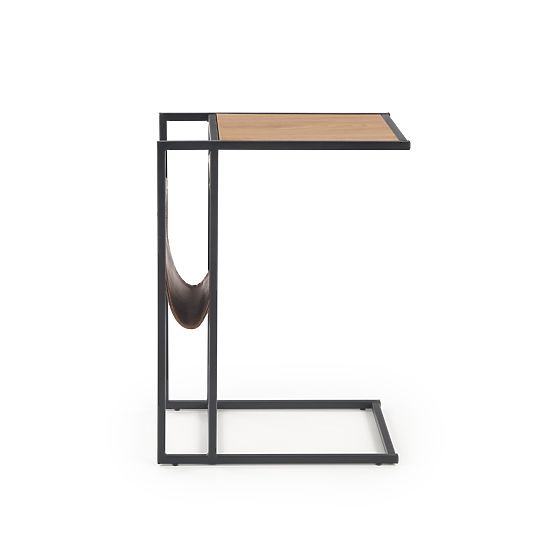 COMPACT Konferenztisch Eiche Gold/Schwarz (1p=1Stk)