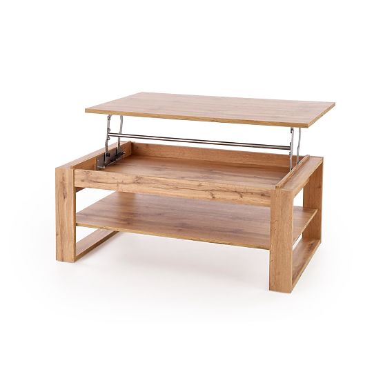 Couchtisch BETTY mit anhebbarer Platte in Eiche Artisan