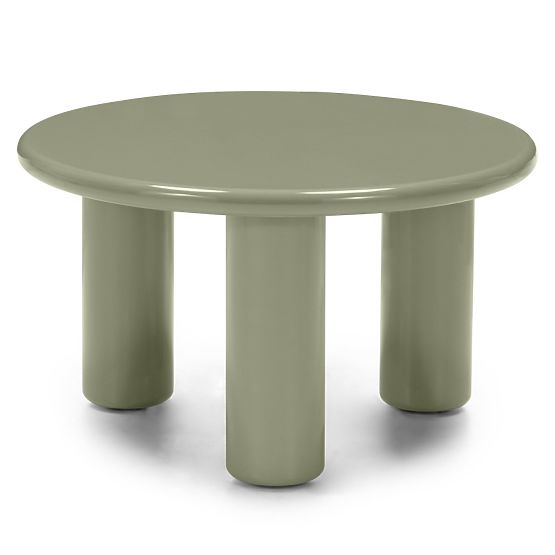 Couchtisch Blair 60 cm, olivgrün, glänzend