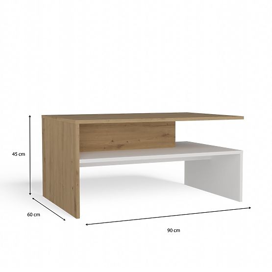 Couchtisch Boston BOSTON ARTISAN WEIß