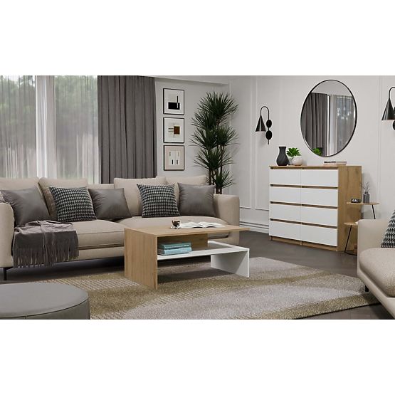 Couchtisch Boston BOSTON ARTISAN WEIß