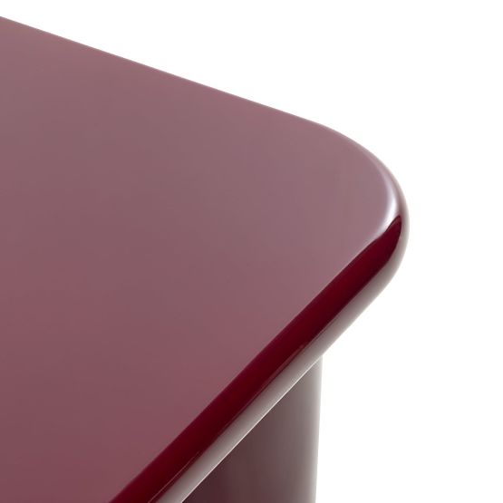 Couchtisch Cherry 70 cm, burgund/kirsche, glänzend