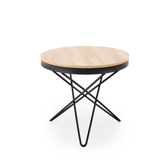 Couchtisch LEILA, natur/schwarz (1p=1 Stk.)