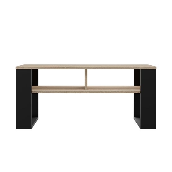 Couchtisch Modern 2P EICHE SONOMA SCHWARZ