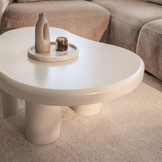 Couchtisch Vercelli 100 cm, weiß