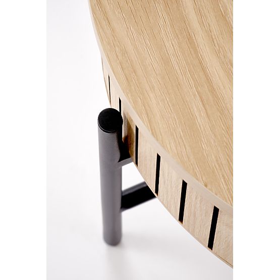 DANTE Set aus 2 Bänken, Natur/Schwarz (1p=1 Set)