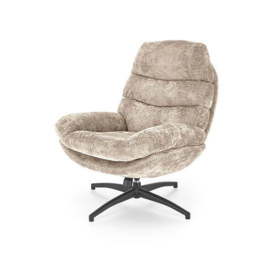 DARIO Relaxsessel mit Fußstütze und Schaukelmechanismus, beige (1p=1Stk)
