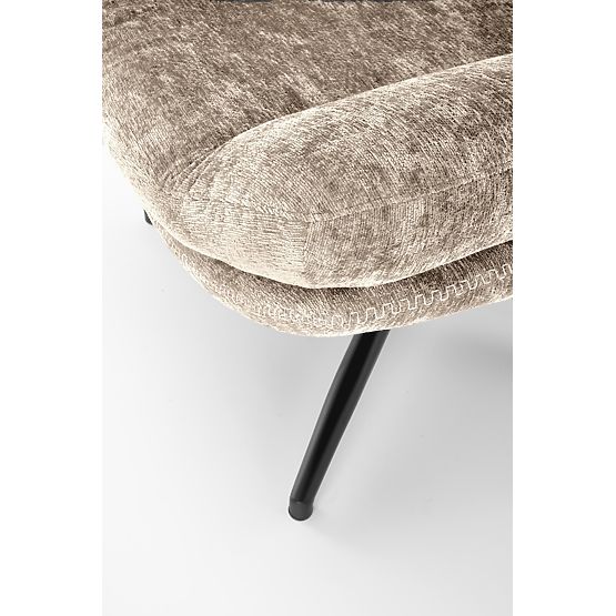 DARIO Relaxsessel mit Fußstütze und Schaukelmechanismus, beige (1p=1Stk)