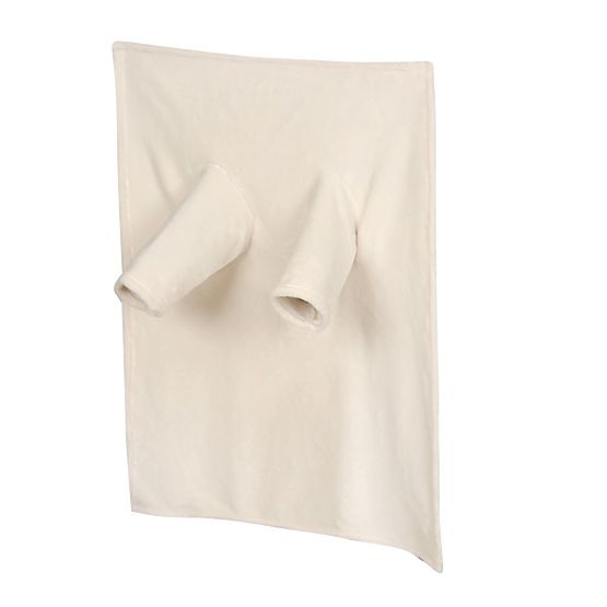 Decke CASHMERE TOUCH mit Ärmeln - 150 x 210 cm (beige)
