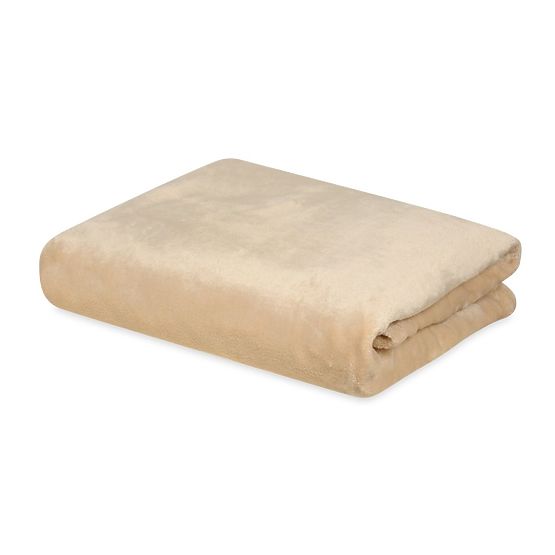 Decke CASHMERE TOUCH mit Ärmeln - 150 x 210 cm (beige)