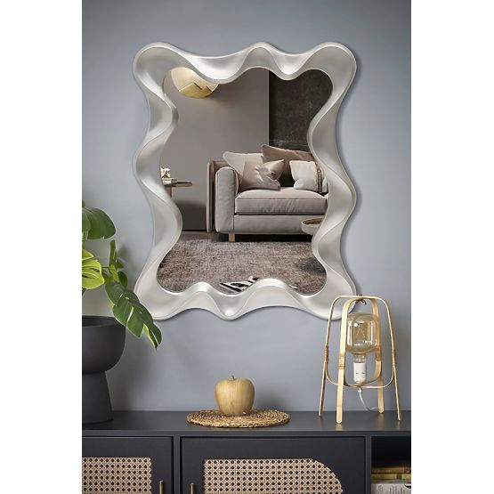 DECO Wandspiegel, silber antik (1p=1Stk)