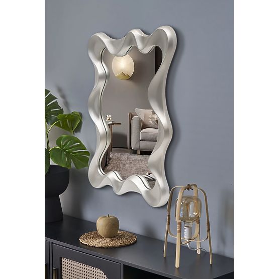 DECO Wandspiegel, silber antik (1p=1Stk)