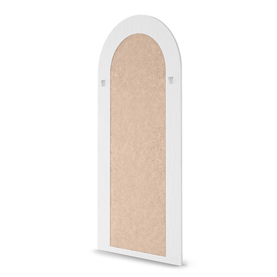 Dekoratives Hängespiegel Giovanni 170x80 cm, weiß, abgerundet