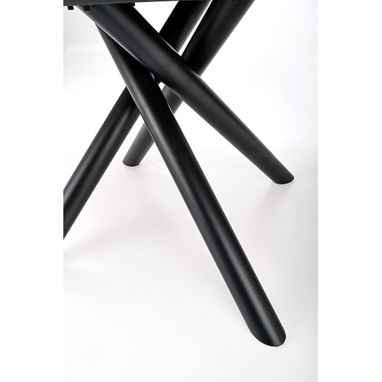 DERRICK ausziehbarer Tisch Natur Eiche / Schwarz (2p=1 Stück)