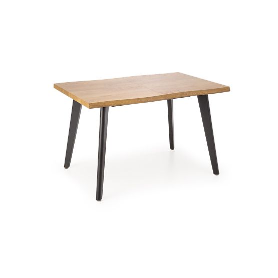 DICKSON 2 ausziehbarer Tisch 150-210/90 cm, Platte - natur, Beine - schwarz (2p=1Stk)