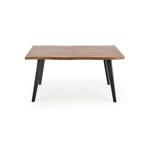 DICKSON ausziehbarer Tisch 120-180/80 cm, Platte - natur, Beine - schwarz (2p=1Stk)
