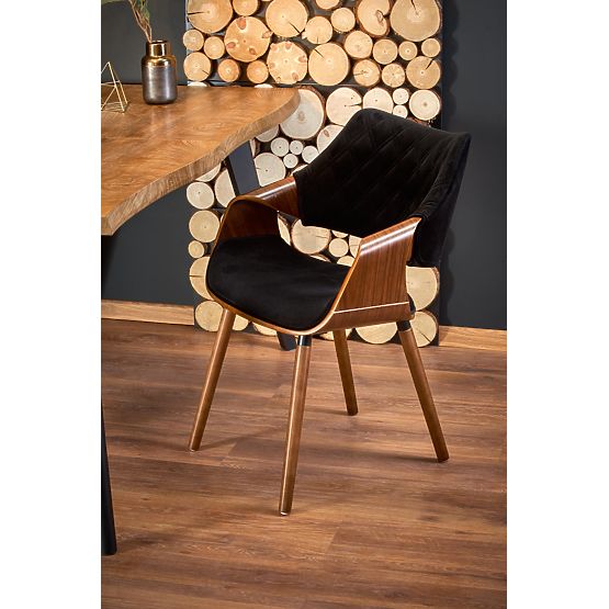 DICKSON ausziehbarer Tisch 120-180/80 cm, Platte - natur, Beine - schwarz (2p=1Stk)