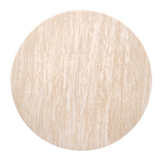 DOROTEA_S Konferenztisch Travertin / Nussbaum (2p=1Stk)