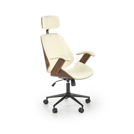Drehstuhl IGNAZIO, nussbaum-creme (1p=1Stk)