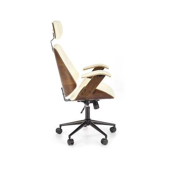 Drehstuhl IGNAZIO, nussbaum-creme (1p=1Stk)
