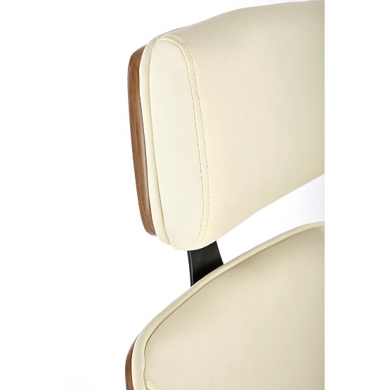 Drehstuhl IGNAZIO, nussbaum-creme (1p=1Stk)