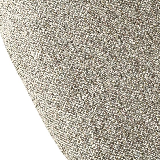 Drehstuhl Pearl Mokka, schwarze Beine