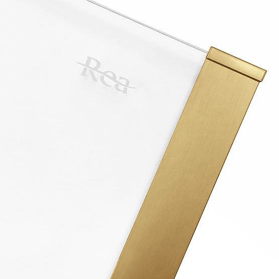 Duschkabine SOLAR GOLD Gebürstet 120x90