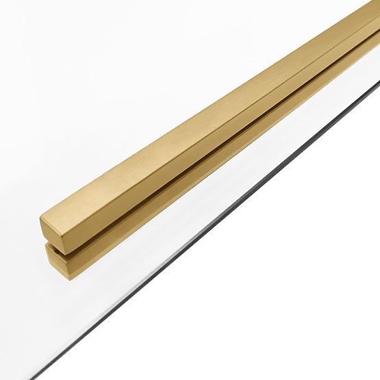 Duschkabine SOLAR GOLD Gebürstet 120x90