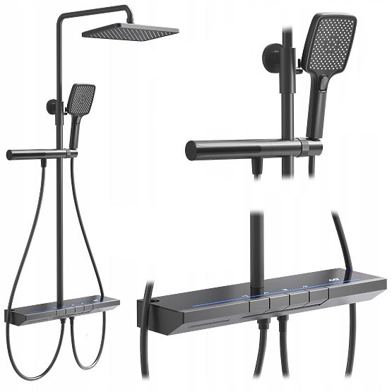 Duschset mit Thermostat REA Pedro Titan