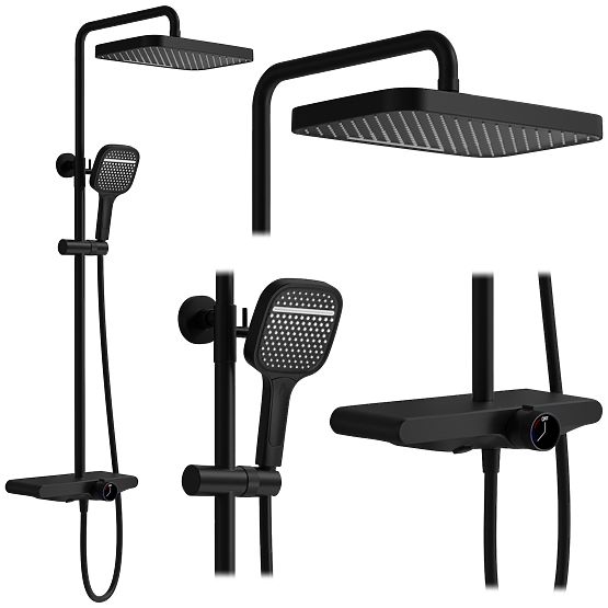 Duschset REA Bari Schwarz