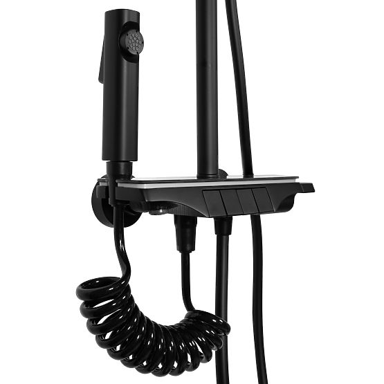 Duschset REA Savio mit LED-Display Schwarz